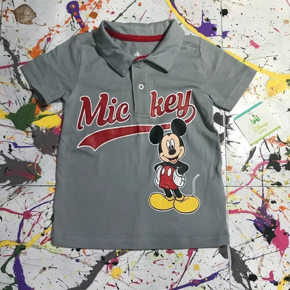 Mickey Mouse Polo Shirt (NWT) 24M - Picture 2 of 5